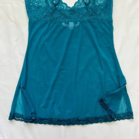 Vintage Y2K Victoria’s Secret Sheer Mini Slip Dress - Picture 3 of 7